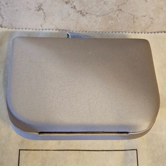 RARE NWT COUTURE RODO ITALY BEIGE SWAROVSKI CRYSTAL EVENING SHOULDER BAG CLUTCH - Picture 7 of 15